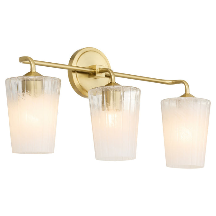 Quorum - 5238-3-80 - Three Light Vanity - Providence - Aged Brass
