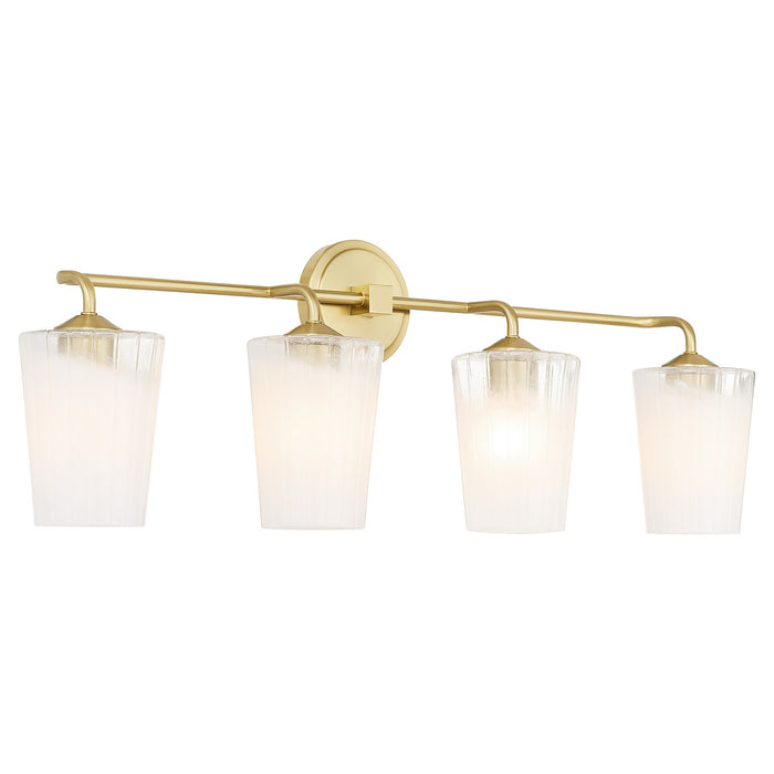 Quorum - 5238-4-80 - Four Light Vanity - Providence - Aged Brass