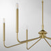 Quorum - 6238-6-80 - Six Light Chandelier - Providence - Aged Brass