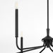Quorum - 6238-6-59 - Six Light Chandelier - Providence - Matte Black