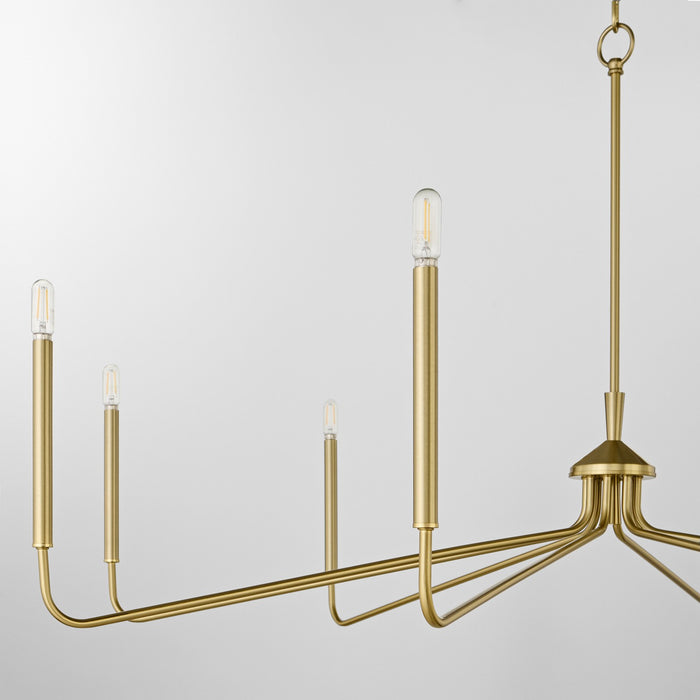 Quorum - 6238-8-80 - Eight Light Chandelier - Providence - Aged Brass