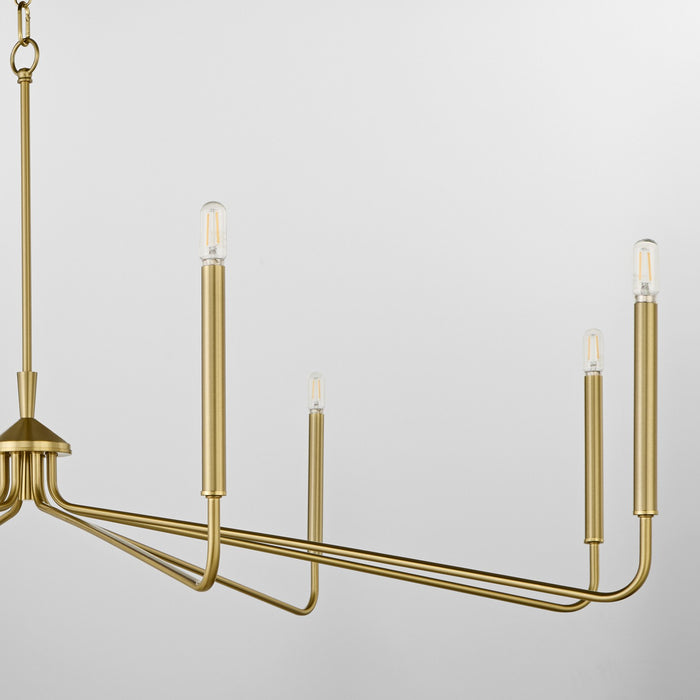 Quorum - 6238-8-80 - Eight Light Chandelier - Providence - Aged Brass