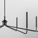 Quorum - 6238-8-59 - Eight Light Chandelier - Providence - Matte Black