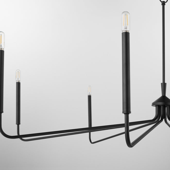Quorum - 6238-8-59 - Eight Light Chandelier - Providence - Matte Black