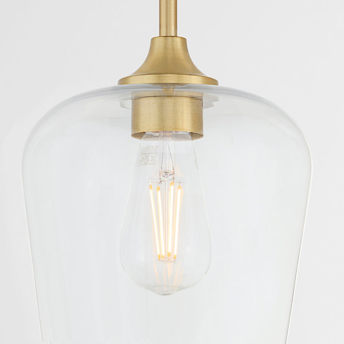 Quorum - 3313-80 - One Light Pendant - Raymond - Aged Brass