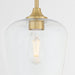 Quorum - 3313-80 - One Light Pendant - Raymond - Aged Brass