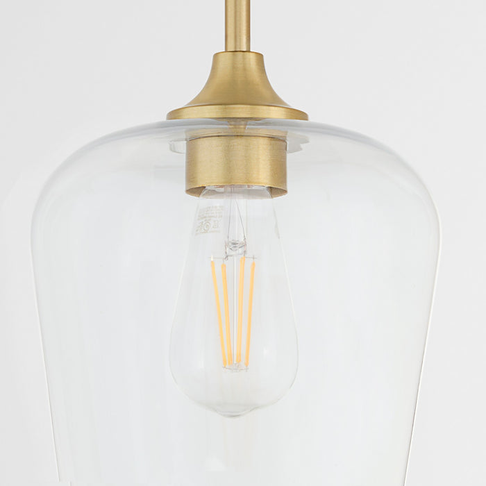 Quorum - 3313-80 - One Light Pendant - Raymond - Aged Brass