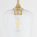 Quorum - 3313-80 - One Light Pendant - Raymond - Aged Brass