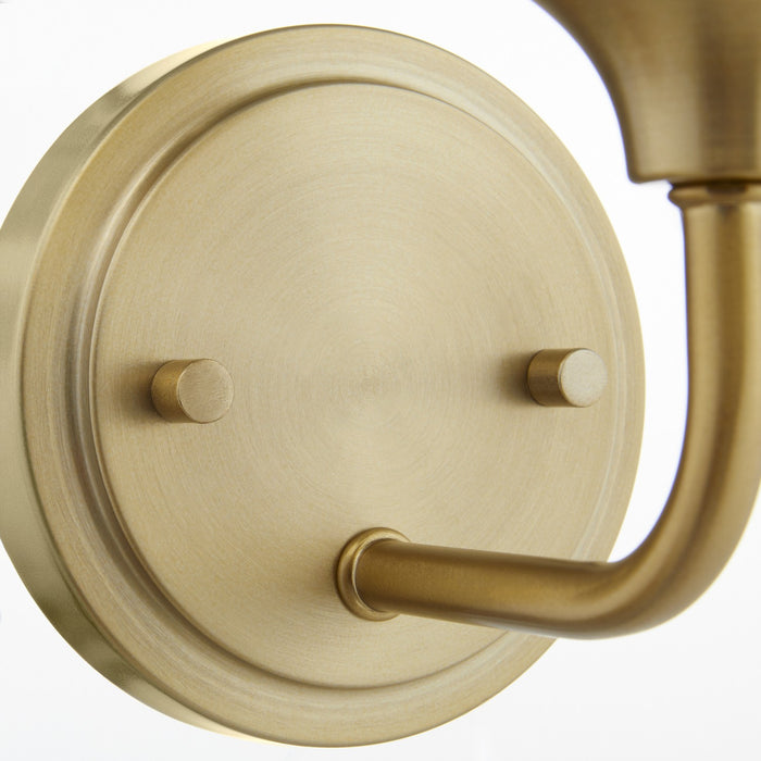 Quorum - 5313-1-80 - One Light Wall Mount - Raymond - Aged Brass