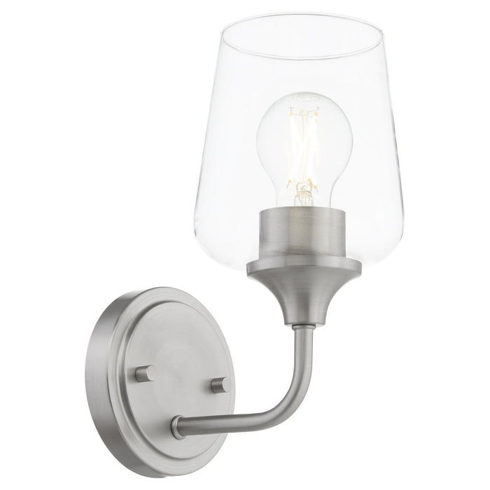 Quorum - 5313-1-65 - One Light Wall Mount - Raymond - Satin Nickel