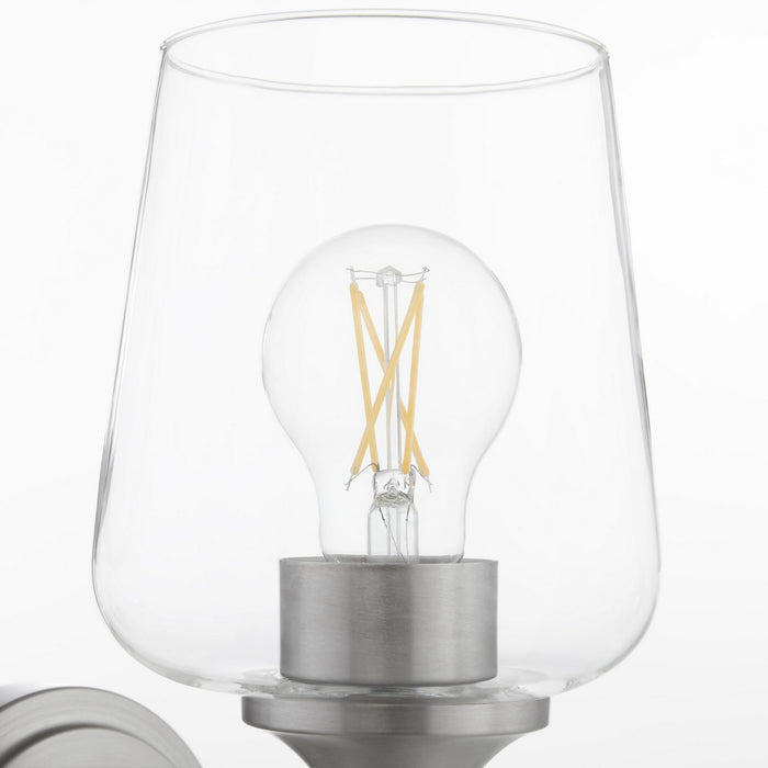 Quorum - 5313-1-65 - One Light Wall Mount - Raymond - Satin Nickel