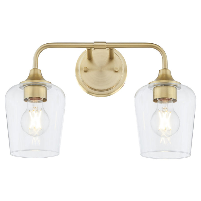 Quorum - 5313-2-80 - Two Light Vanity - Raymond - Aged Brass