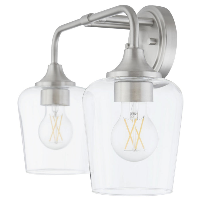 Quorum - 5313-2-65 - Two Light Vanity - Raymond - Satin Nickel