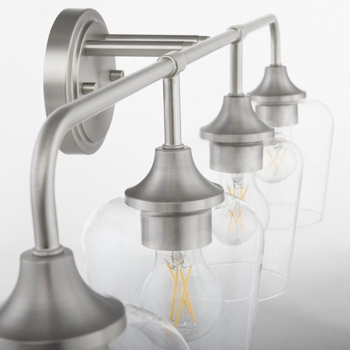 Quorum - 5313-4-65 - Four Light Vanity - Raymond - Satin Nickel