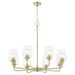 Quorum - 6313-8-80 - Eight Light Chandelier - Raymond - Aged Brass