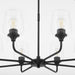 Quorum - 6313-8-59 - Eight Light Chandelier - Raymond - Matte Black