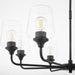 Quorum - 6313-8-59 - Eight Light Chandelier - Raymond - Matte Black