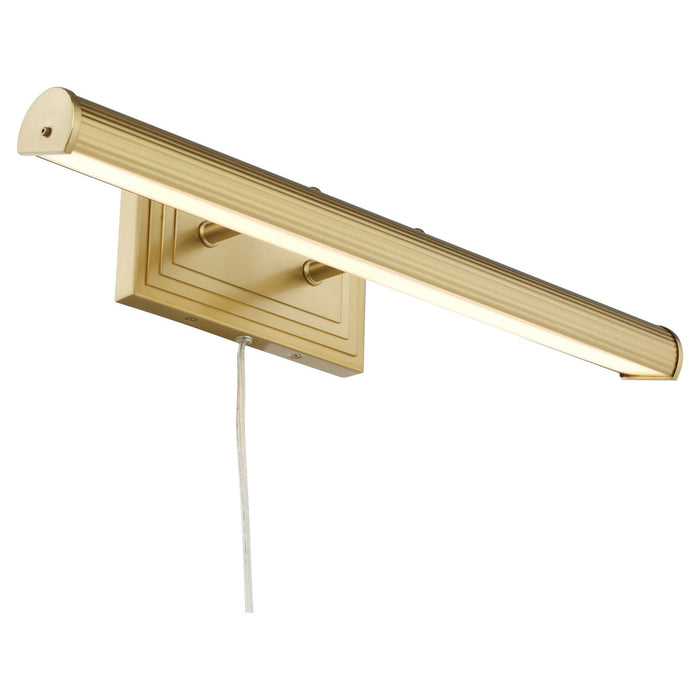 Quorum - 942-80 - Two Light Picture Light - Sunset - Aged Brass