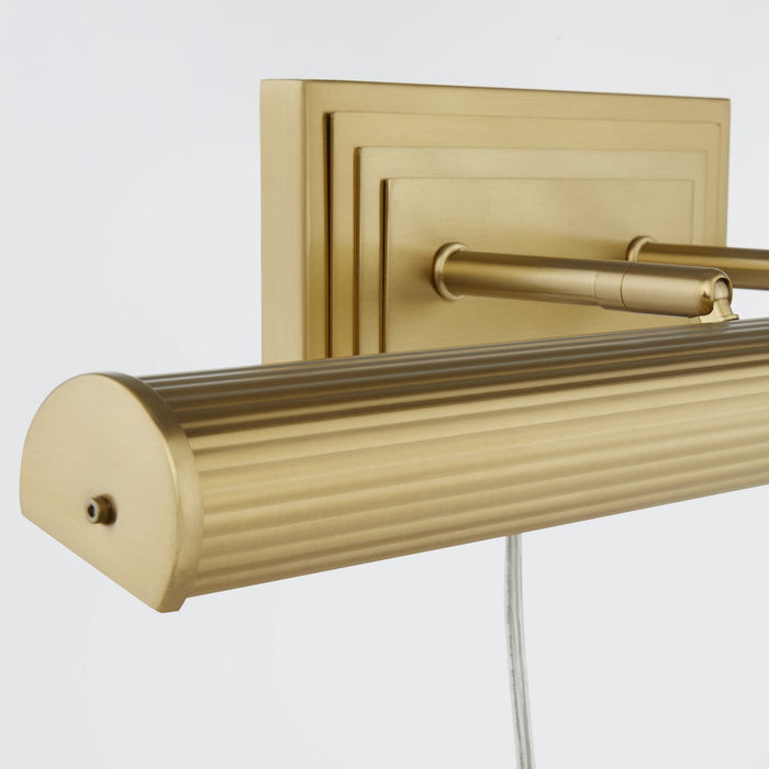 Quorum - 942-80 - Two Light Picture Light - Sunset - Aged Brass