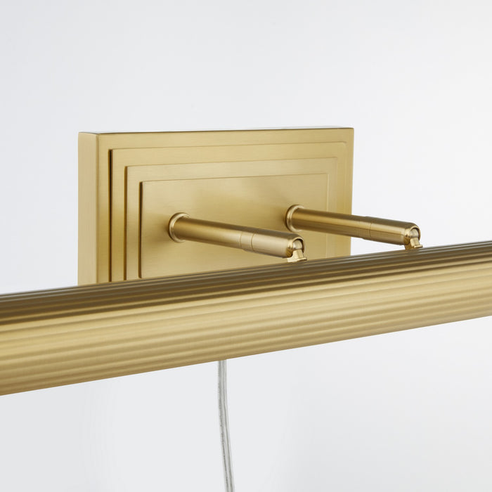 Quorum - 942-80 - Two Light Picture Light - Sunset - Aged Brass