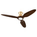 Quorum - 39563-80 - 56 Inch  Ceiling Fan - Veleta - Aged Brass