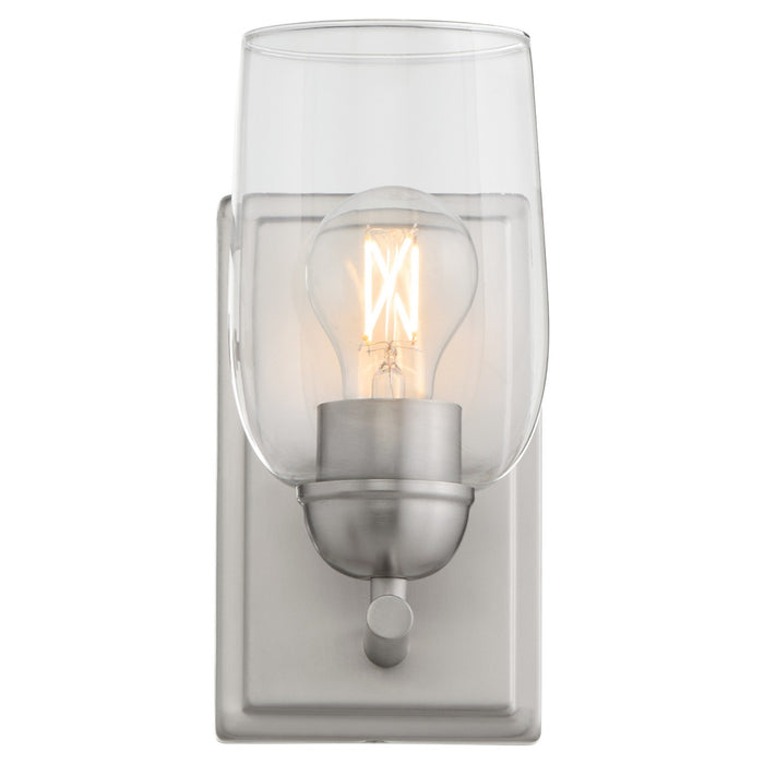 Quorum - 5112-1-65 - One Light Wall Mount - Wallinger - Satin Nickel