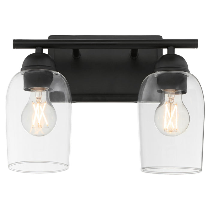 Quorum - 5112-2-59 - Two Light Vanity - Wallinger - Matte Black