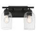 Quorum - 5112-2-59 - Two Light Vanity - Wallinger - Matte Black