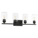 Quorum - 5112-4-59 - Four Light Vanity - Wallinger - Matte Black