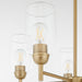 Quorum - 6112-5-80 - Five Light Chandelier - Wallinger - Aged Brass