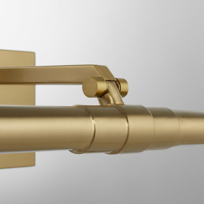 Quorum - 941-80 - One Light Picture Light - Warwick - Aged Brass