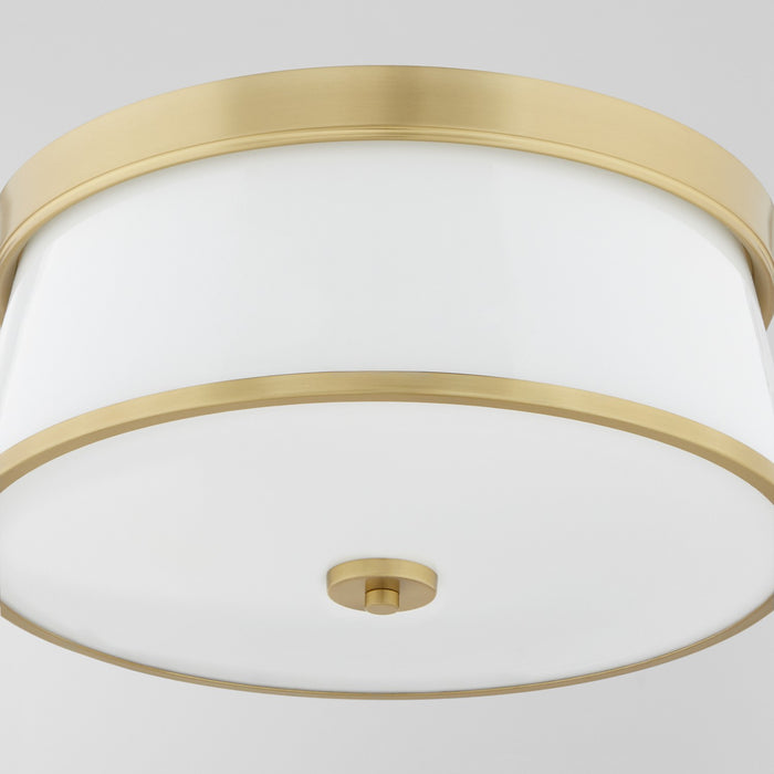 Quorum - 3203-16-80 - Three Light Ceiling Mount - Weir - Aged Brass