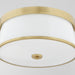 Quorum - 3203-16-80 - Three Light Ceiling Mount - Weir - Aged Brass