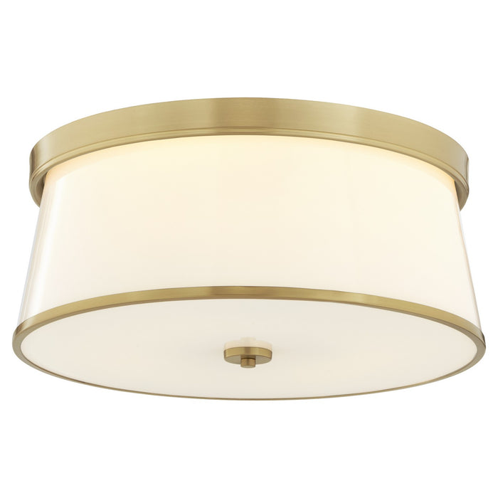 Quorum - 3203-20-80 - Four Light Ceiling Mount - Weir - Aged Brass