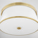 Quorum - 3203-20-80 - Four Light Ceiling Mount - Weir - Aged Brass