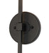 Meyda Tiffany - 270098 - One Light Wall Sconce - Verheven - Black Satin Wrought Iron