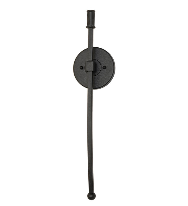 Meyda Tiffany - 270098 - One Light Wall Sconce - Verheven - Black Satin Wrought Iron