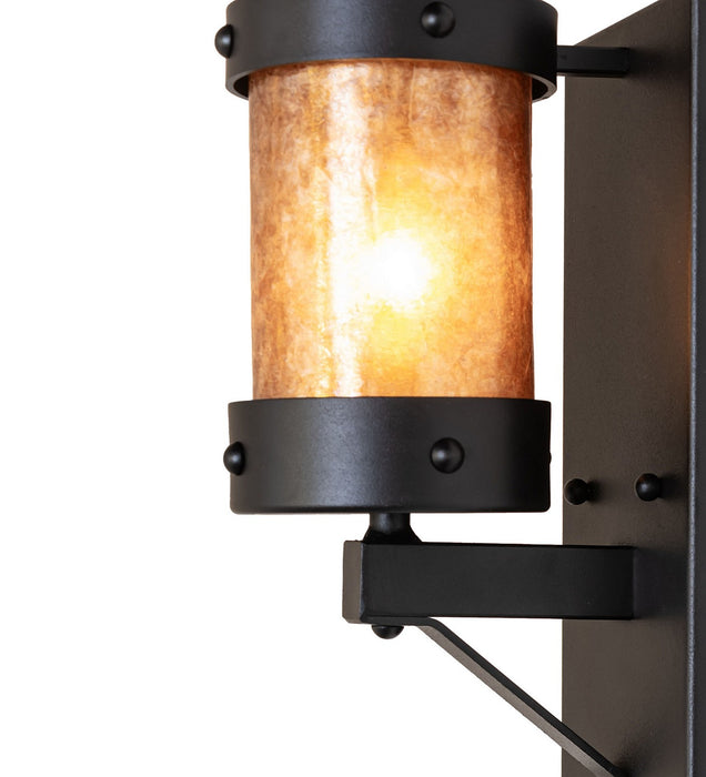 Meyda Tiffany - 270104 - One Light Wall Sconce - Parker - Textured Black