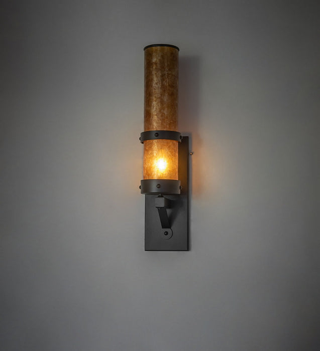 Meyda Tiffany - 270104 - One Light Wall Sconce - Parker - Textured Black