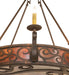 Meyda Tiffany - 273773 - Eight Light Chandelier - Delano - Gilded Tobacco