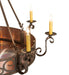 Meyda Tiffany - 273773 - Eight Light Chandelier - Delano - Gilded Tobacco