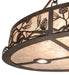 Meyda Tiffany - 273841 - Eight Light Pendant - Winter Pine - Copper Vein