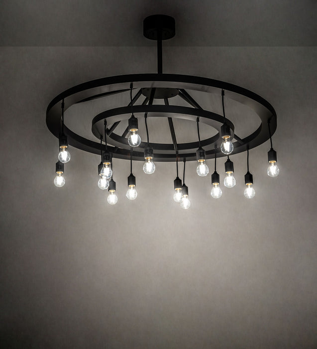 Meyda Tiffany - 273996 - 16 Light Chandelier - Donner - Solar Black