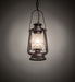 Meyda Tiffany - 275780 - One Light Mini Pendant - Miners Lantern - Distressed Rust