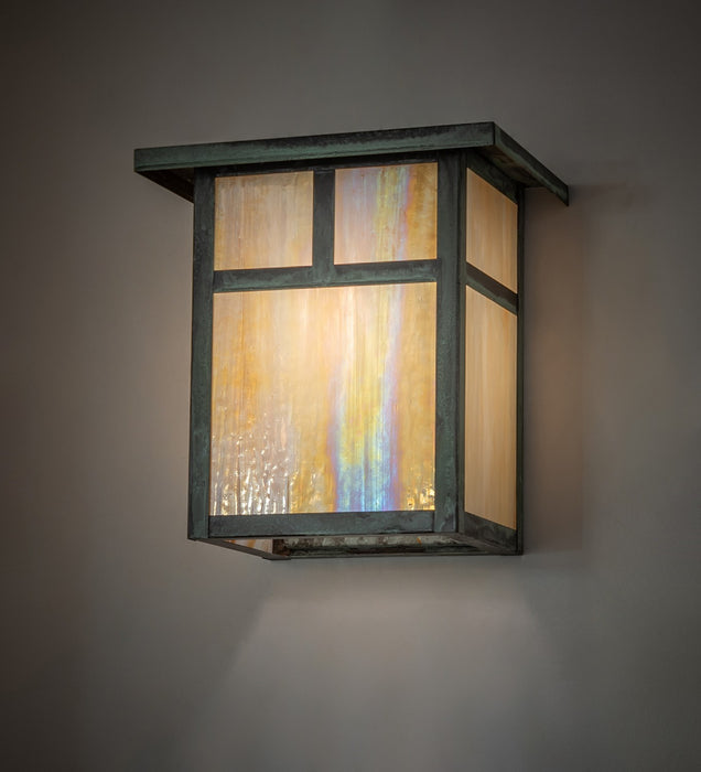 Meyda Tiffany - 89857 - One Light Wall Sconce - Hyde Park - Verdigris