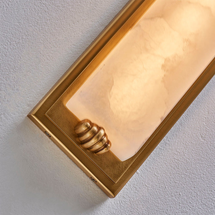 Kalco - 523431TRB - LED Wall Sconce - Gypsum - True Brass