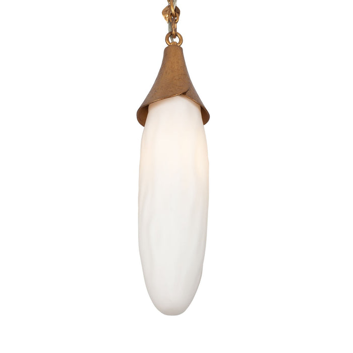 Kalco - 523911WGL - One Light Pendant - Bougainvillea - Warm Gold