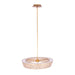 Kalco - 523155OL - LED Pendant - Geo - Oxidized Gold Leaf