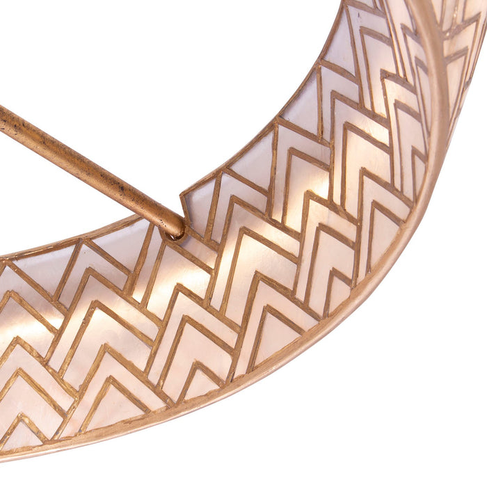 Kalco - 523155OL - LED Pendant - Geo - Oxidized Gold Leaf