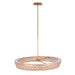Kalco - 523156OL - LED Pendant - Geo - Oxidized Gold Leaf